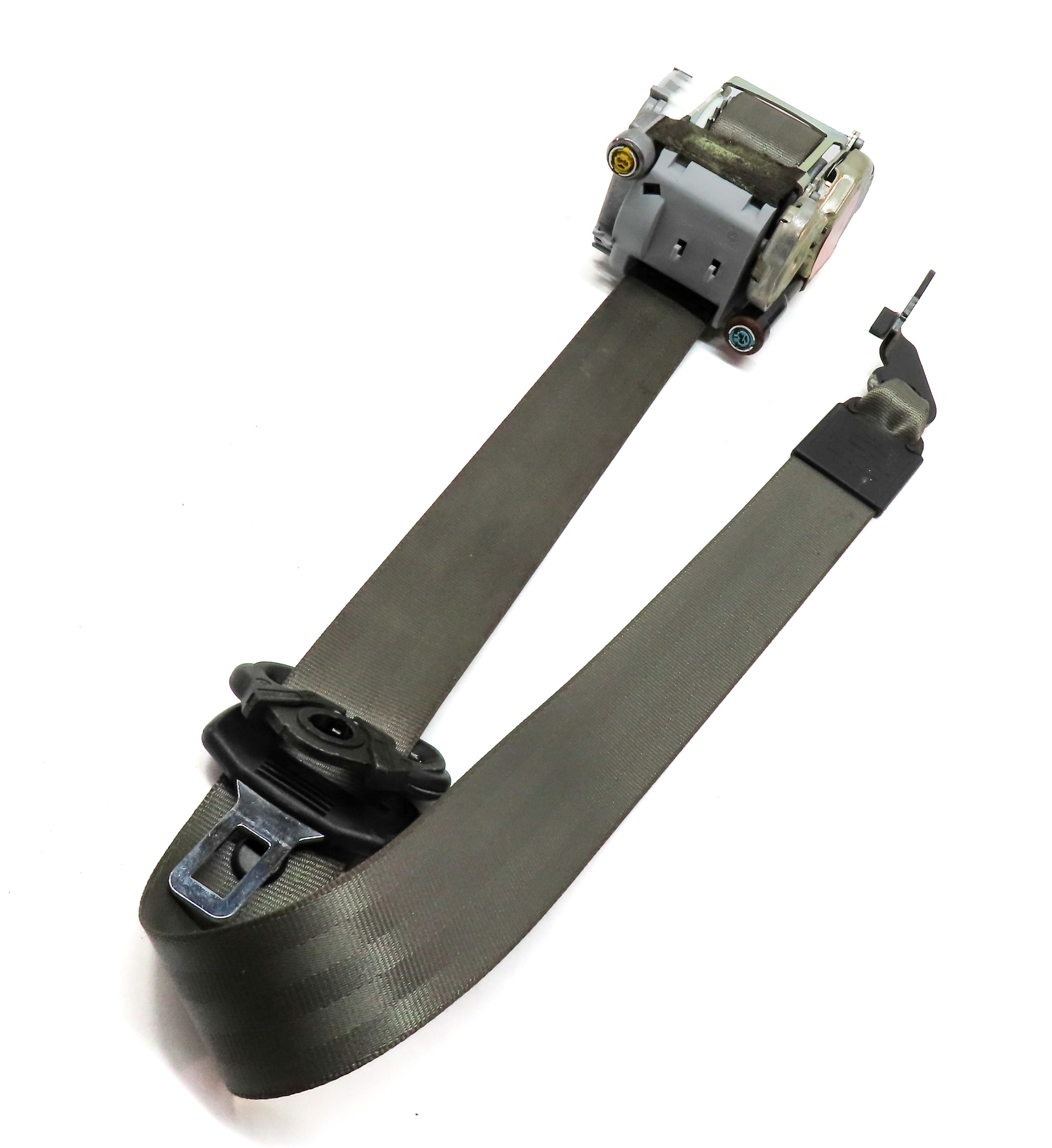 09-17 AUDI Q5 8R FRONT RIGHT PASSENGER SEAT SEATBELT RETRACTOR (Pistachio Beige) — exact item pictured